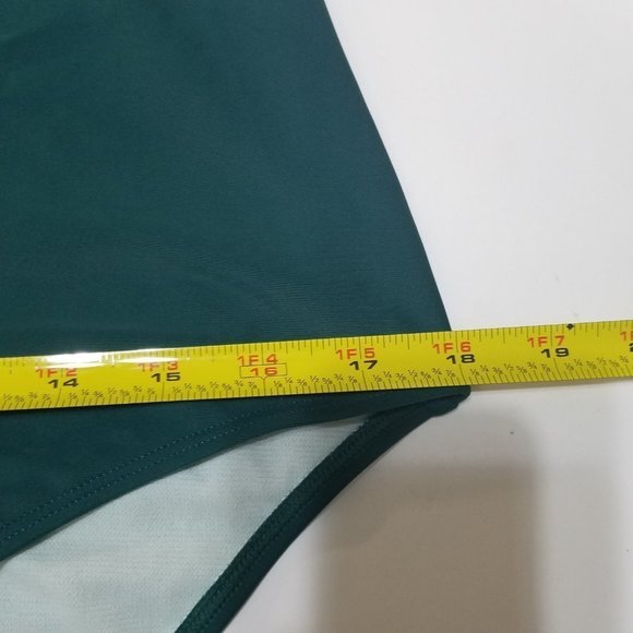 NWT Cupshe Fit and Comfort Swimwear One Piece Swim Green Size L - Picture 4 of 11